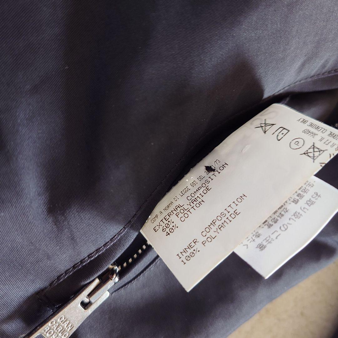 ジャンカルロロッシ　イタリア製　中綿　ボンディングモッズコート フードコート