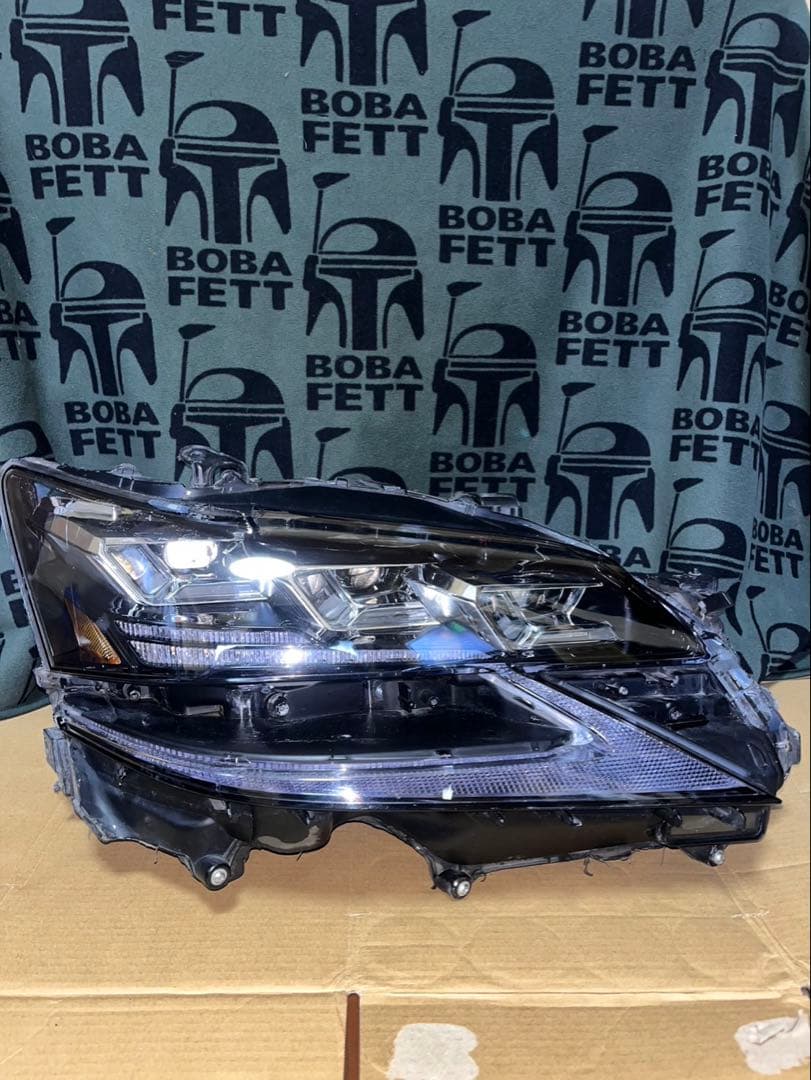 レクサスGS 10系 後期仕様ヘッドライト左 三眼 社外