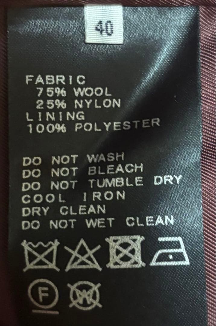 美品イエナIENA MANTECO ノーカラーコート紺ネイビー