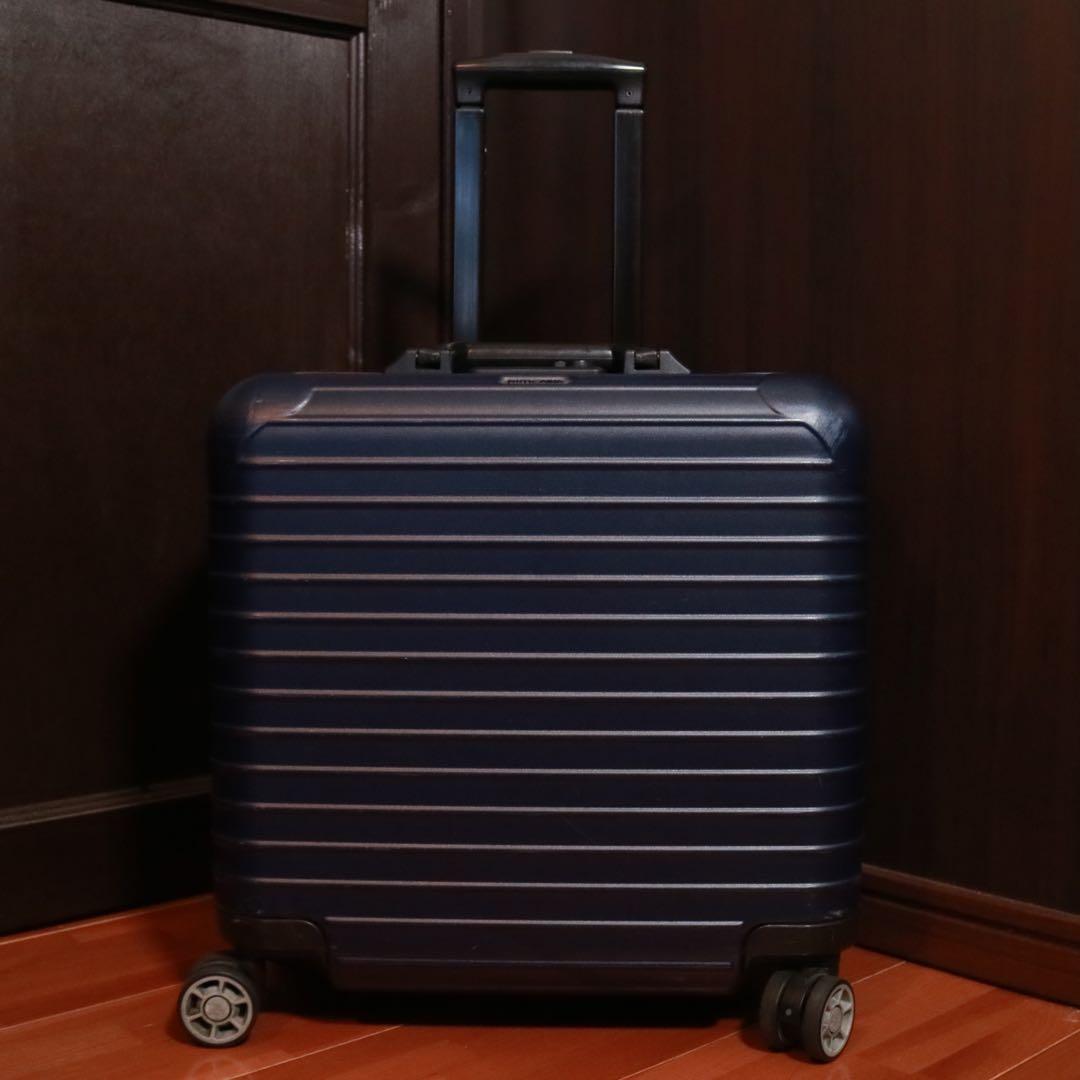 【美品】 RIMOWA サルサ ビジネストローリー ネイビー 4輪 スーツケース
