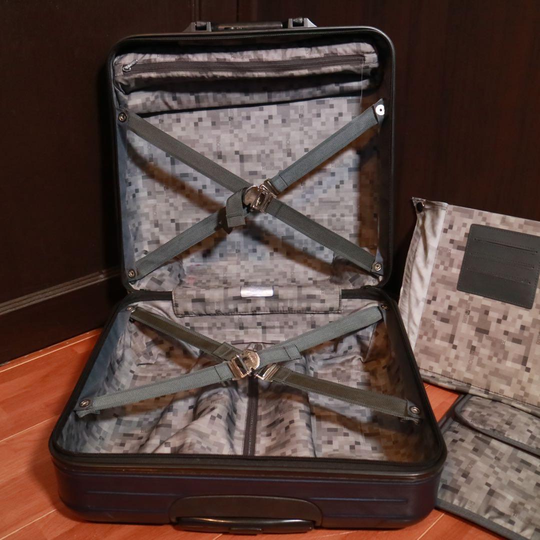 【美品】 RIMOWA サルサ ビジネストローリー ネイビー 4輪 スーツケース