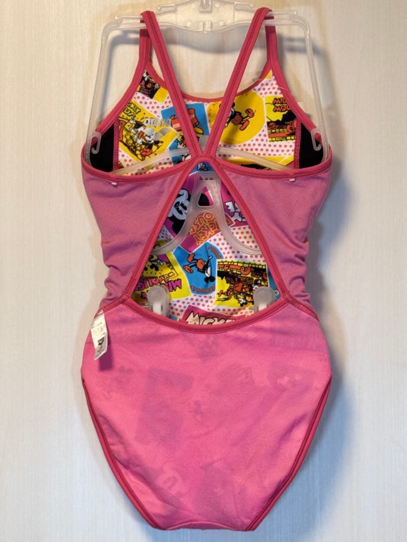 arena ×ディズニー長持ちタフスーツ競泳水着DIS-8353W L PNK