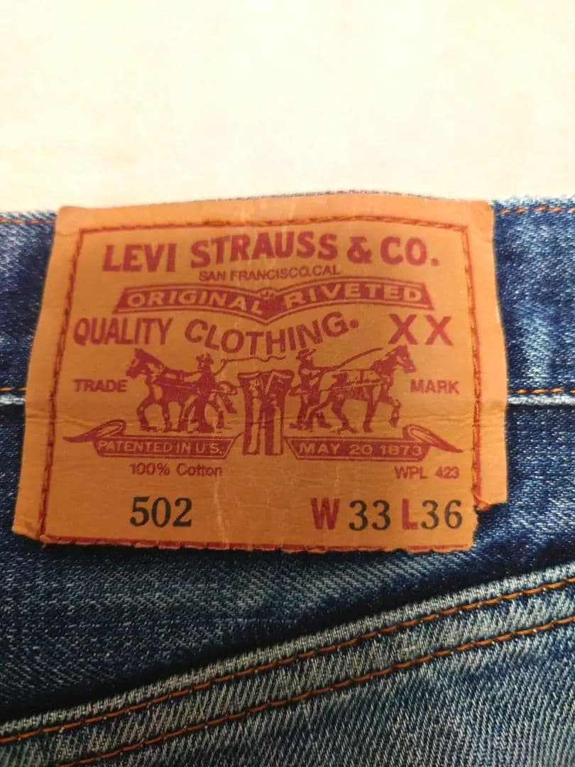 リーバイス502XX ビッグE 赤耳 140周年モデル 鬼ヒゲ ハチの巣 ビッグE