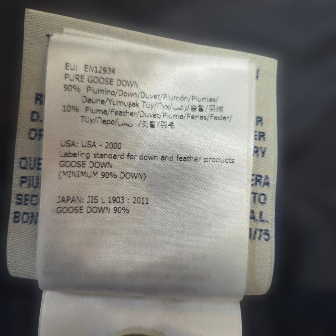 MONCLER 異素材 ダウンジャケット Lサイズ モンクレール 紺