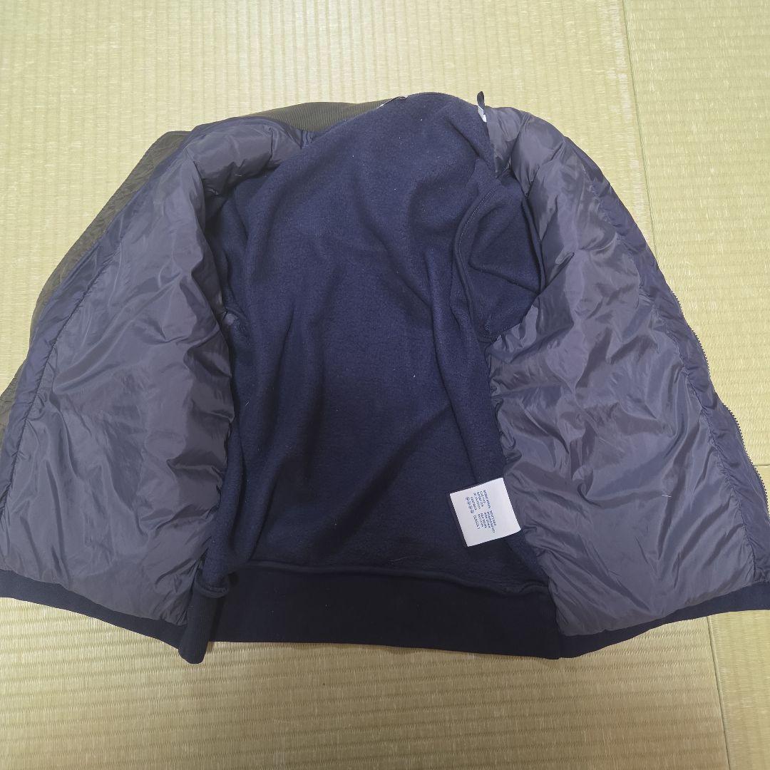 MONCLER 異素材 ダウンジャケット Lサイズ モンクレール 紺