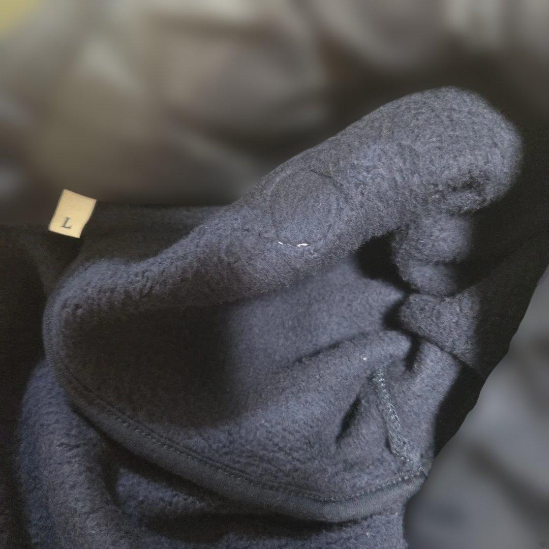 MONCLER 異素材 ダウンジャケット Lサイズ モンクレール 紺