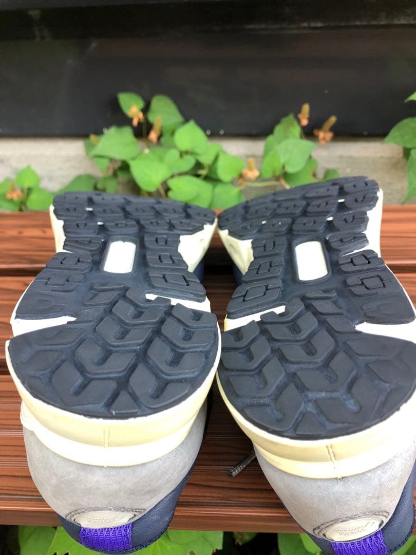 367番ECCO スポーツシューズ ネイビー/グレー/パープル38 24.0cm