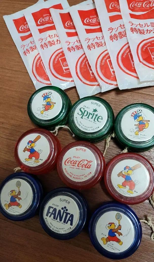レア】 コカコーラ ロサンゼルス オリンピック ヨーヨー 9個 1984年物