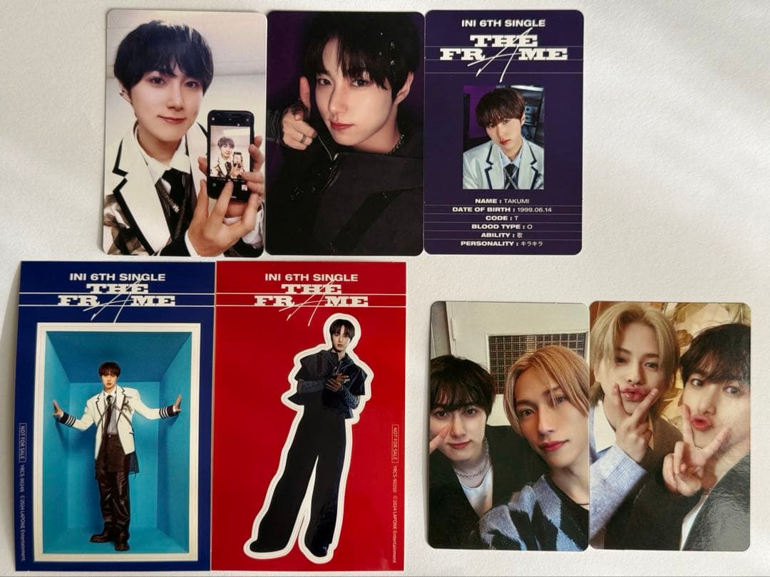 INI 尾崎匠海 THE FRAME 封入 コンプセット - メルカリ