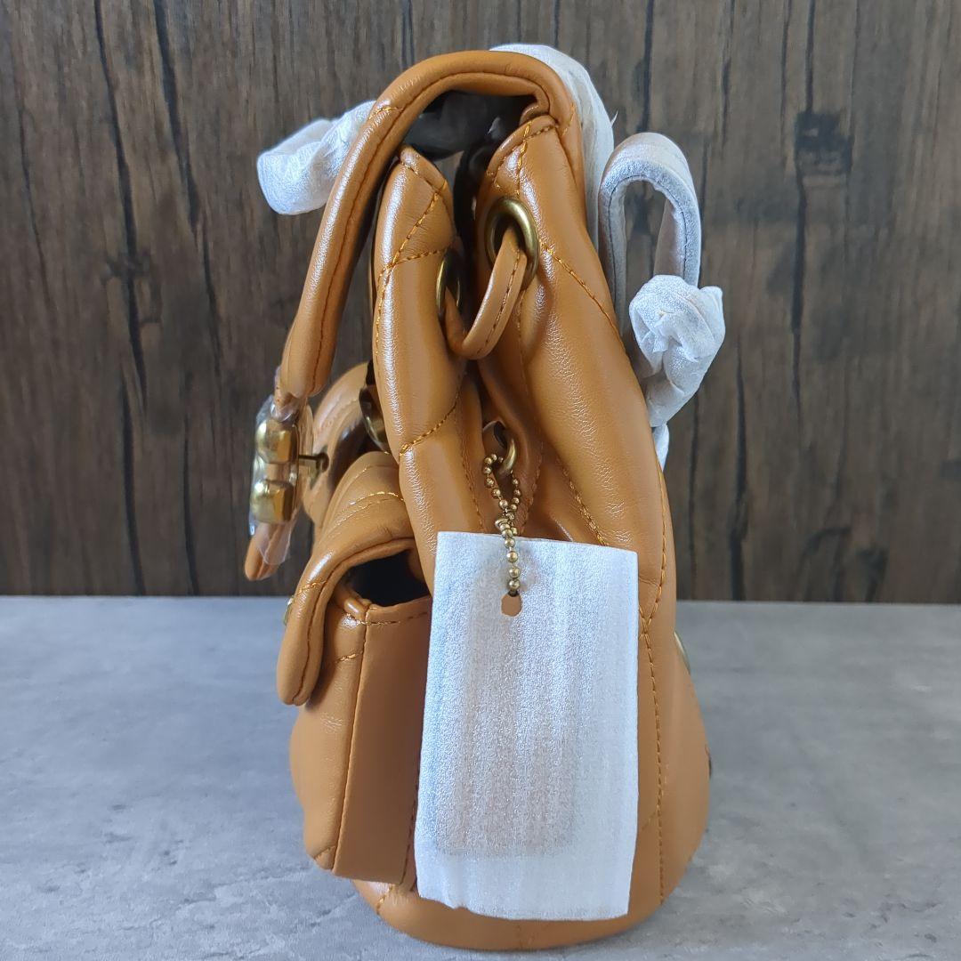 【新品】COACH　タビー バックパック・キルティング