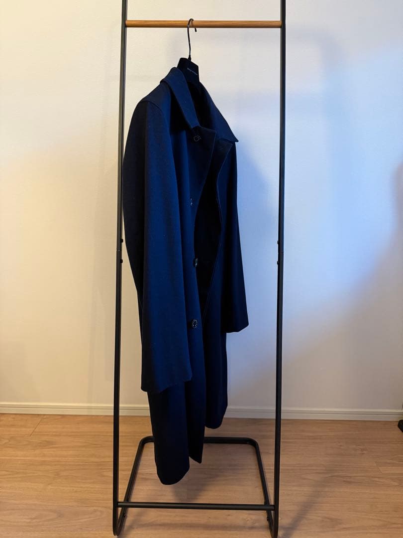 Mackintosh_*Loro Pianaウール*ネイビー ステンカラーコート