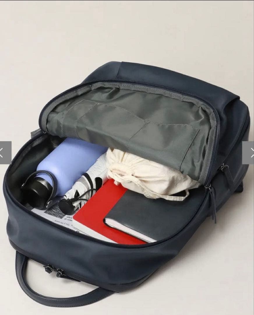 『美品』スーツスクエア　ACE 共同開発　WEB限定　リュック　撥水　ネイビー