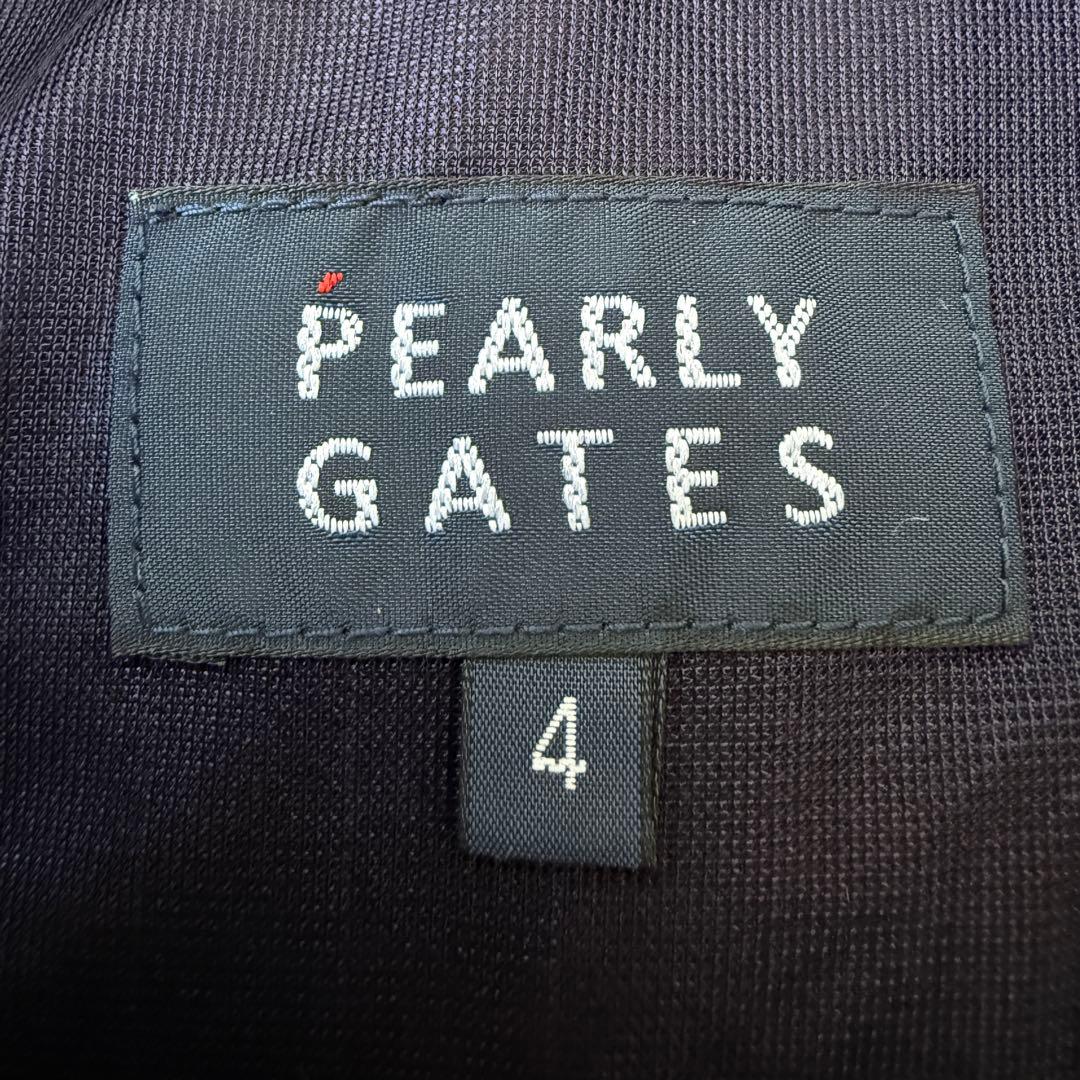 防寒　蓄熱　裏地付き　パーリーゲイツ　パンツ　M〜L相当　紺　ネイビー　白　4