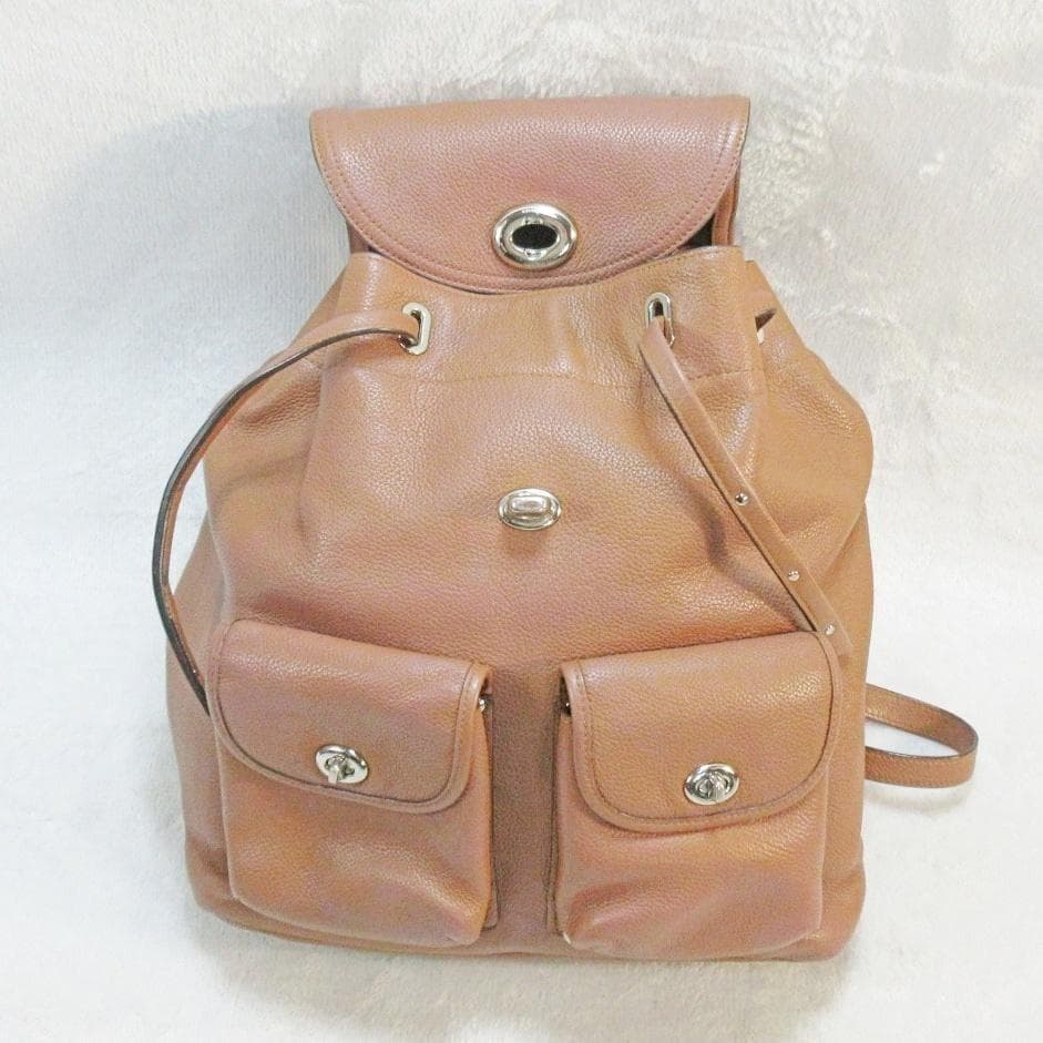 ✨美品✨コーチ COACH オールレザー リュック・デイパック ブラウン