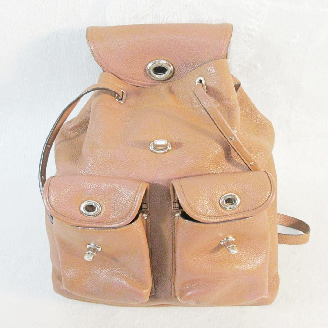 ✨美品✨コーチ COACH オールレザー リュック・デイパック ブラウン