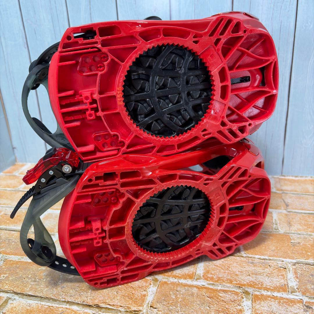 SALOMON RYTHEM サイズS バインディング スノーボード レッド 赤