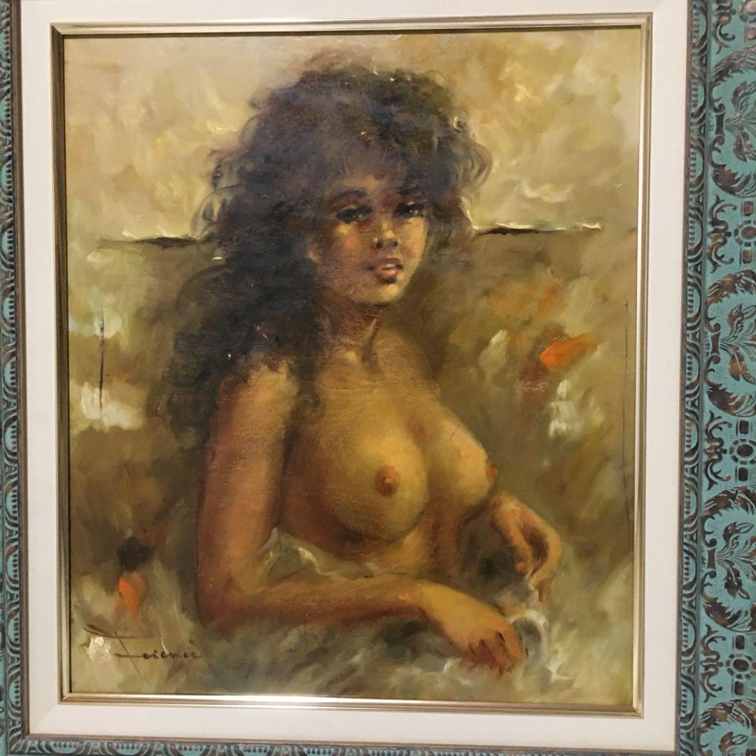 ヨーロッパ絵画油絵厚塗り裸婦