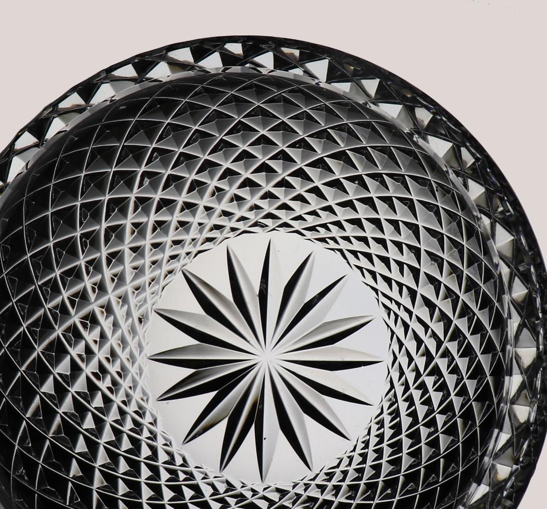 オールド・バカラ 最高級 春海好み 霰切子大型丸鉢 懐石道具