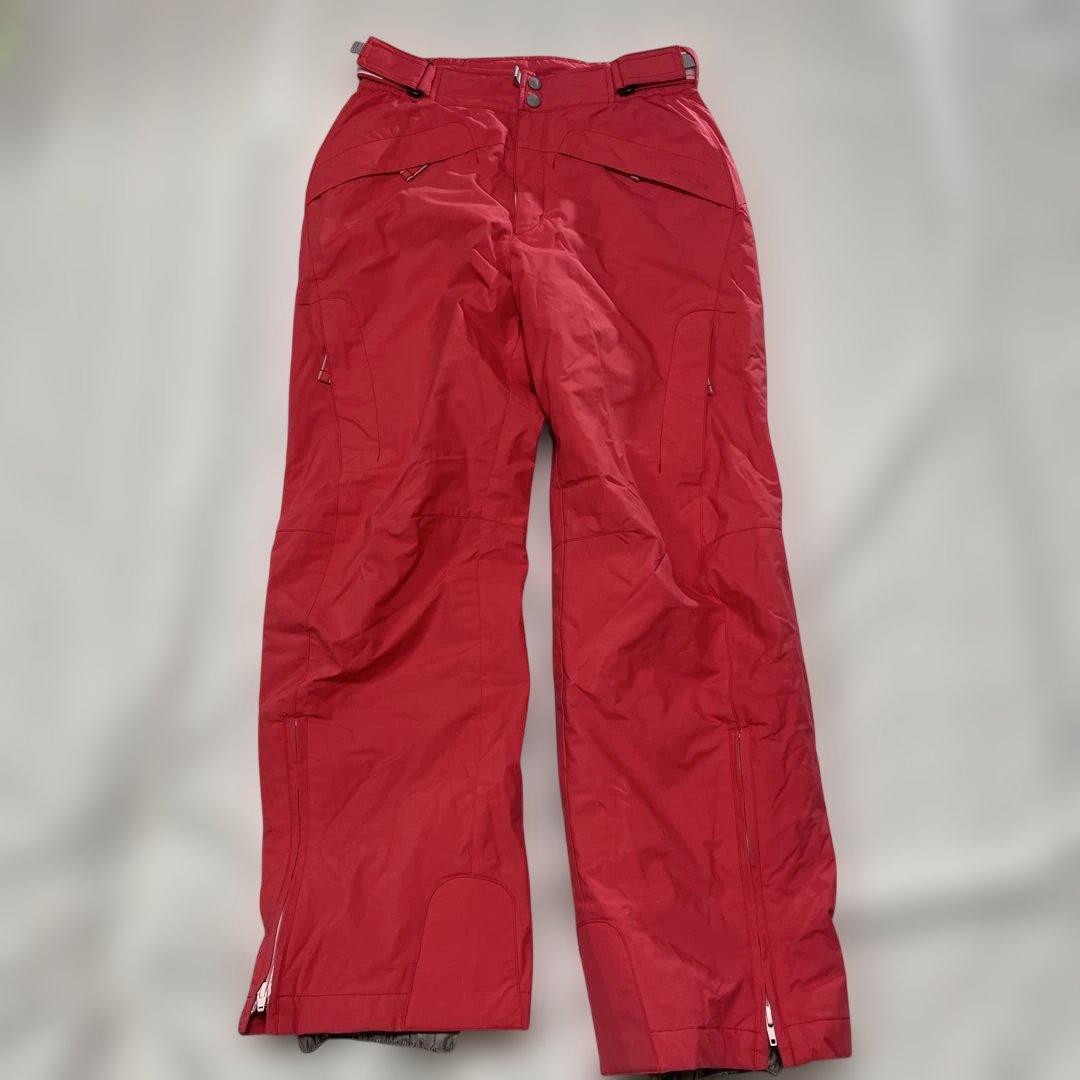 一回使用　デサント　スノーボードウェア（女性用）黒白ストライプ