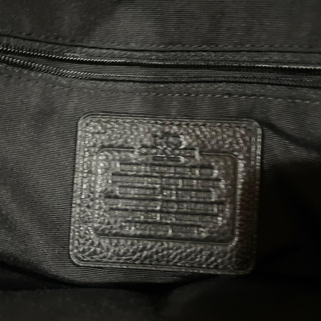 COACH 黒 レザー リュック