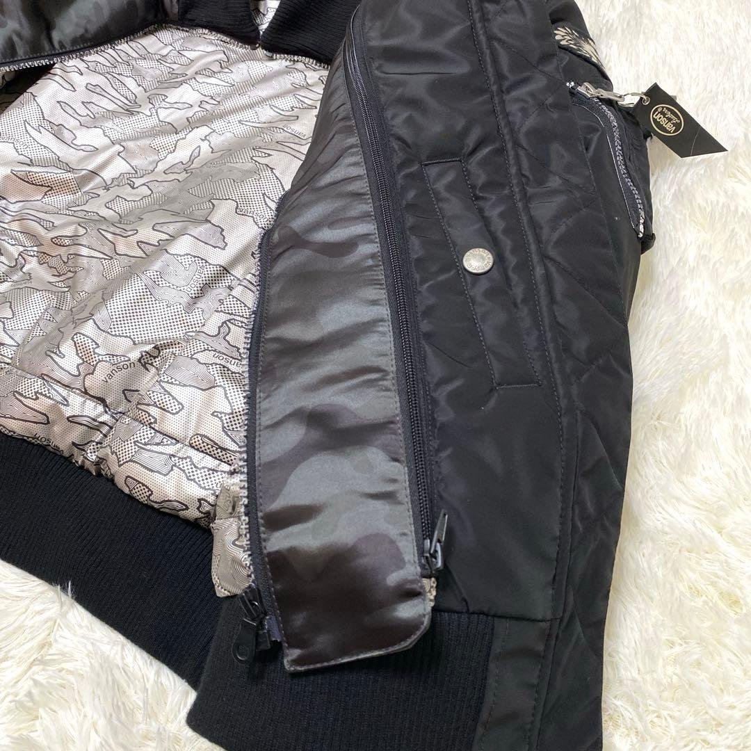 ✨極美品✨VANSON バンソン MA-1 フライトジャケット 刺繍 2XL