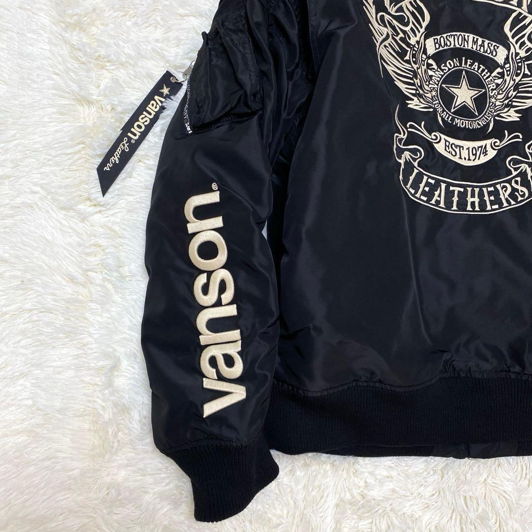 ✨極美品✨VANSON バンソン MA-1 フライトジャケット 刺繍 2XL