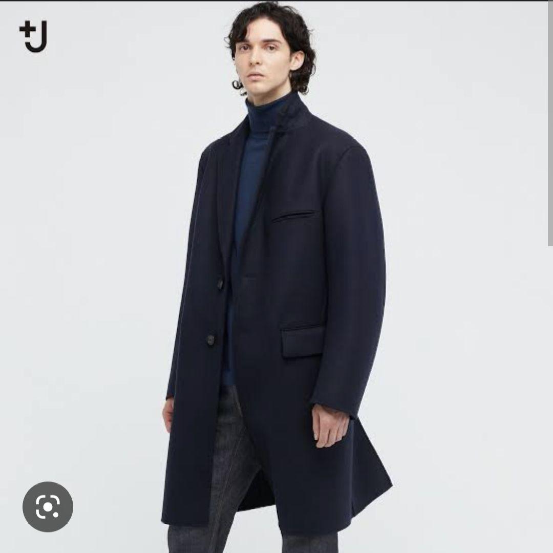 ユニクロ ジルサンダー +J ウールブレンドチェスターコートユニクロ