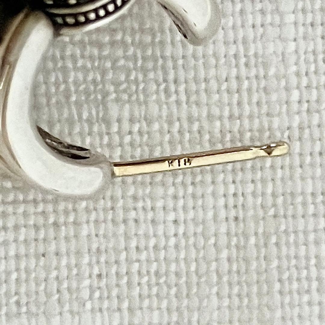 ジャスティンデイビス　ピンクストーン×クラウンピアス　片耳用