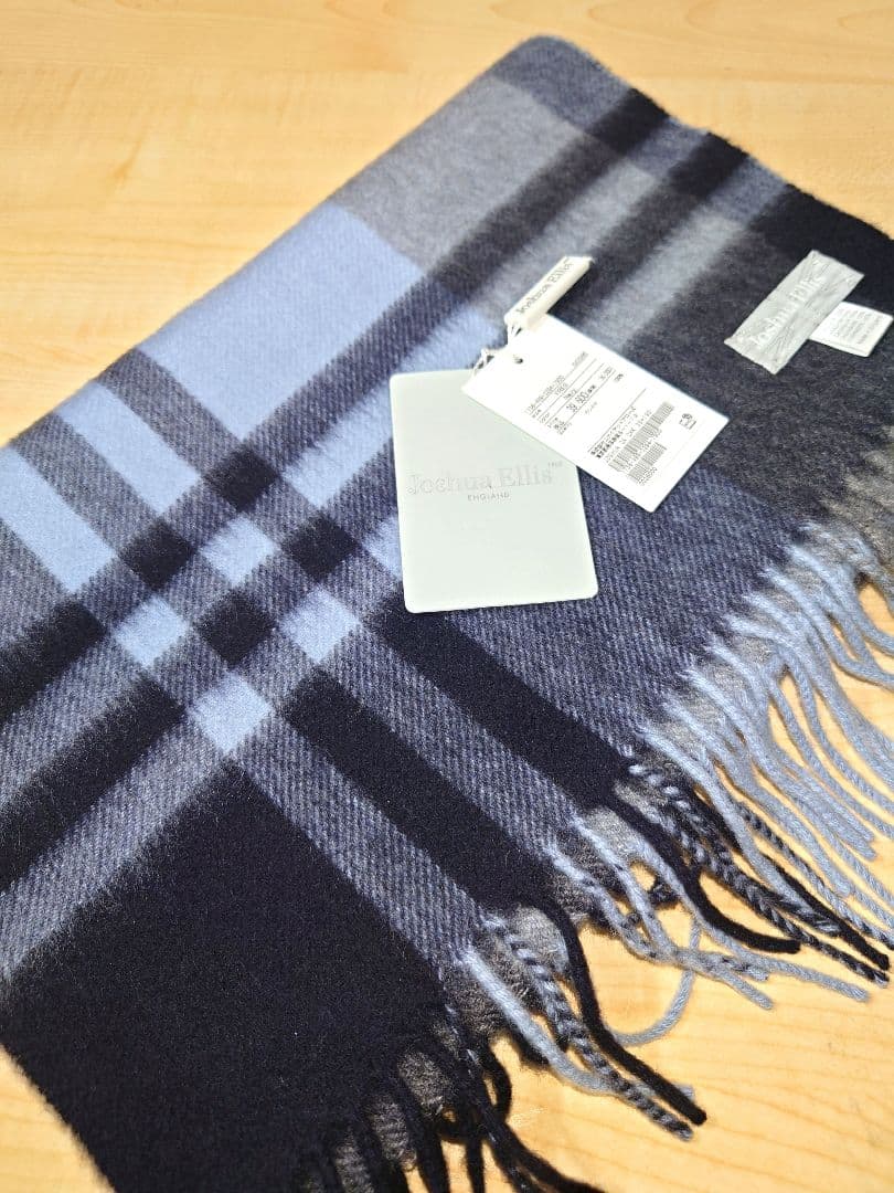 Joshua Ellis ジョシュアエリス カシミヤ100% マフラー ショール