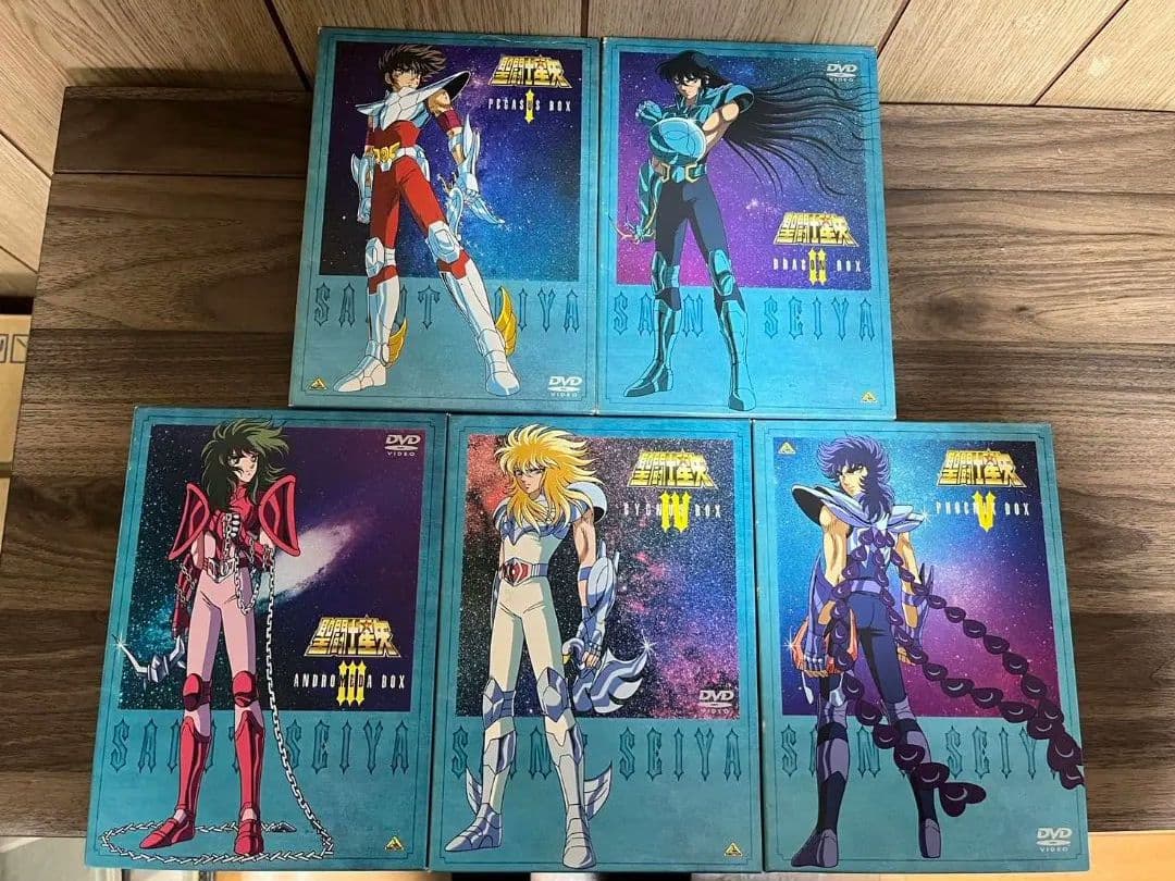 聖闘士星矢 DVD 全5巻セット