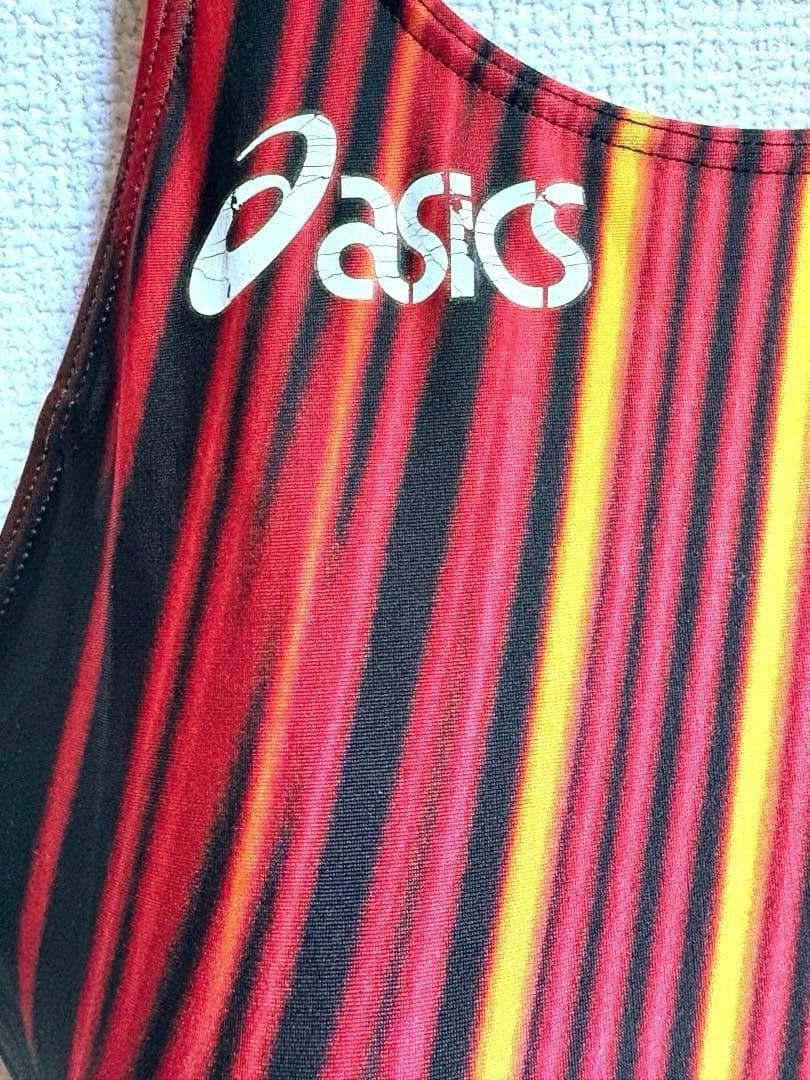 asics 競泳水着 ハイドロ M ハイカット ハイレグ強光沢 アシックス　レア