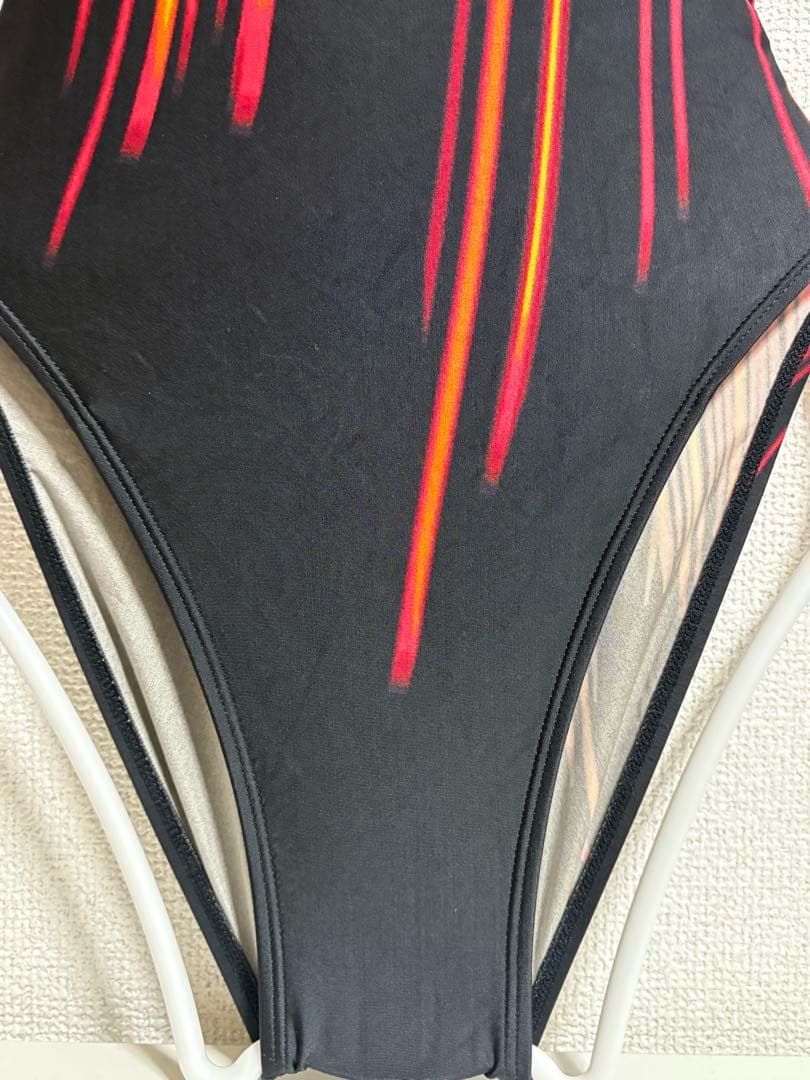 asics 競泳水着 ハイドロ M ハイカット ハイレグ強光沢 アシックス　レア