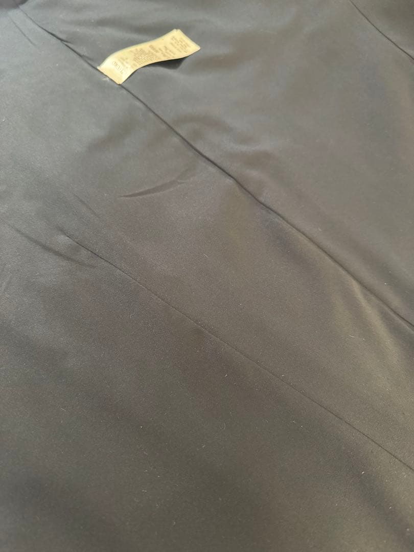 セルフォード　ノーカラー　ベルト付きドレスコート