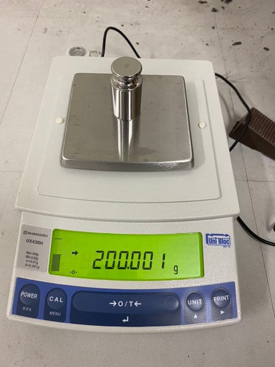 島津製作所 UX420H  精度0.001g max 420g 電子天秤