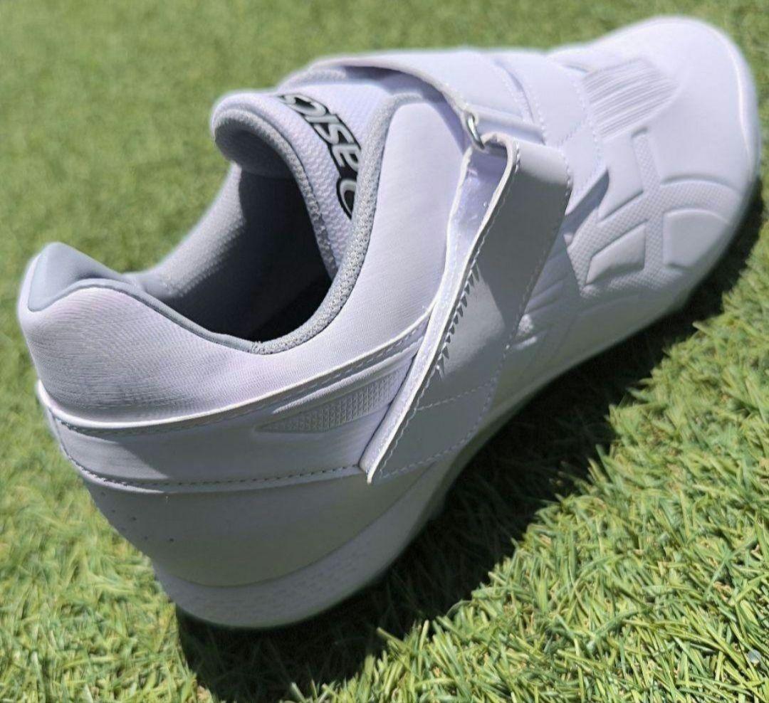 アシックス 野球 白スパイク ネオリバイブ 26.5cm