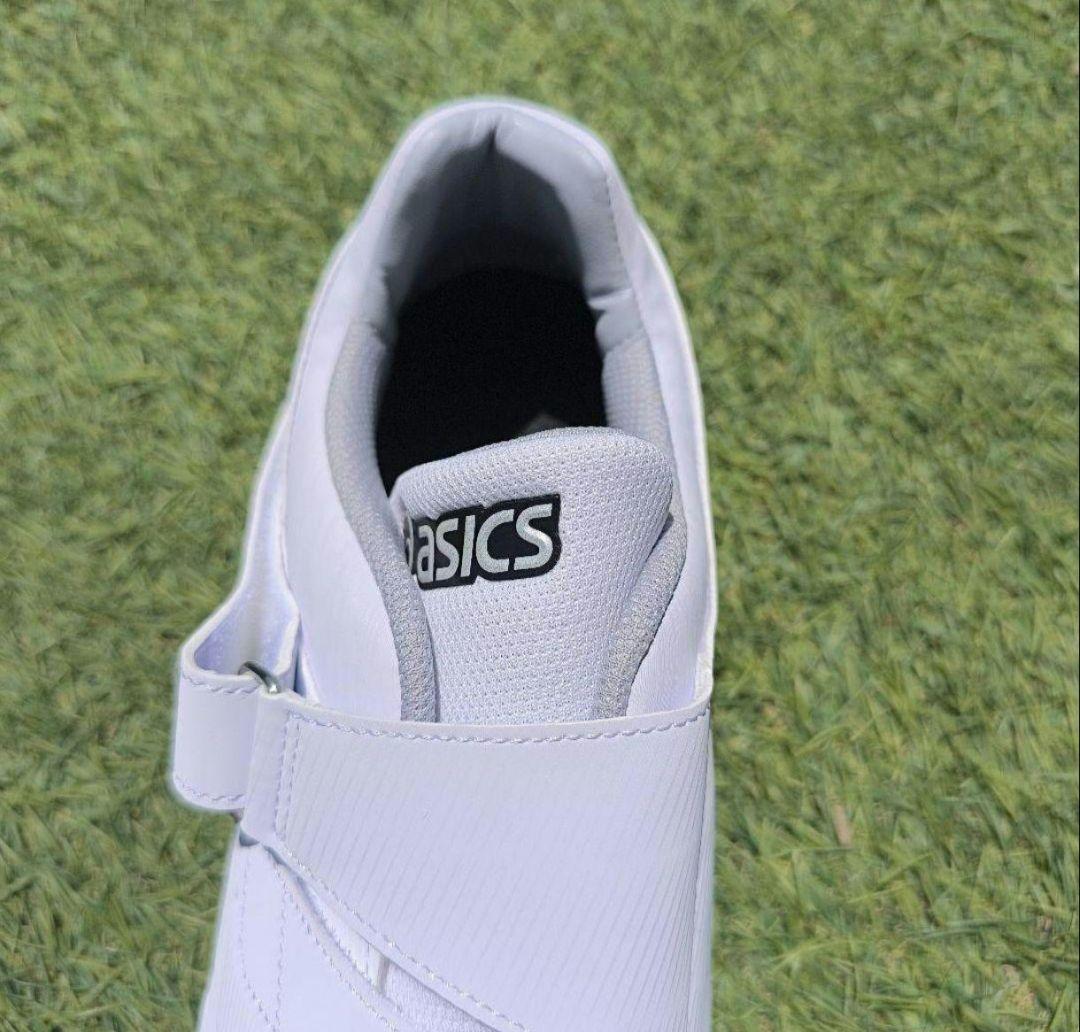 アシックス 野球 白スパイク ネオリバイブ 26.5cm