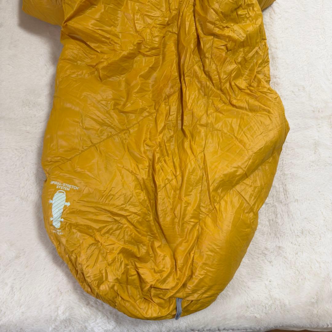美品モンベル　シュラフ　アルパインダウンハガー650 #2イエロー