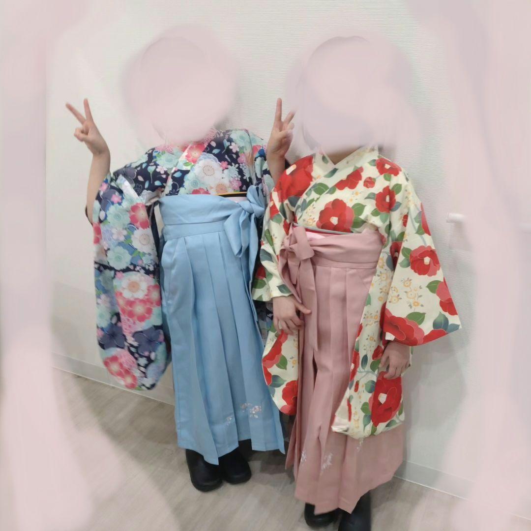 双子　２セット　キャサリンコテージ　着付け簡単袴セット120センチ　卒園式