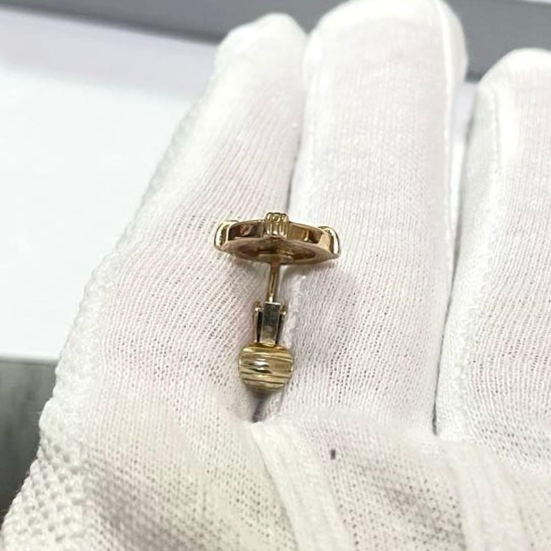 極美品 Dior ゴールドリンクチェーンブレスレット ピアス セット売り