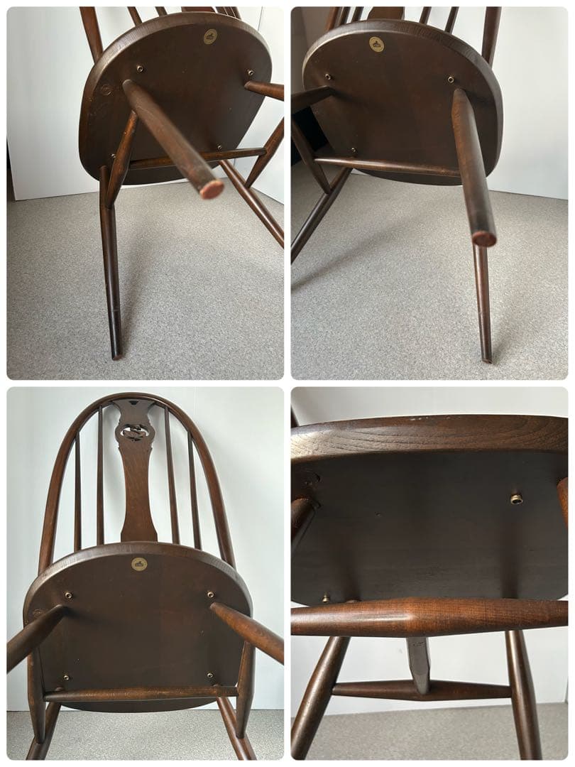 アーコール　ERCOLスワンバックチェア　椅子　ヴィンテージ　イギリス