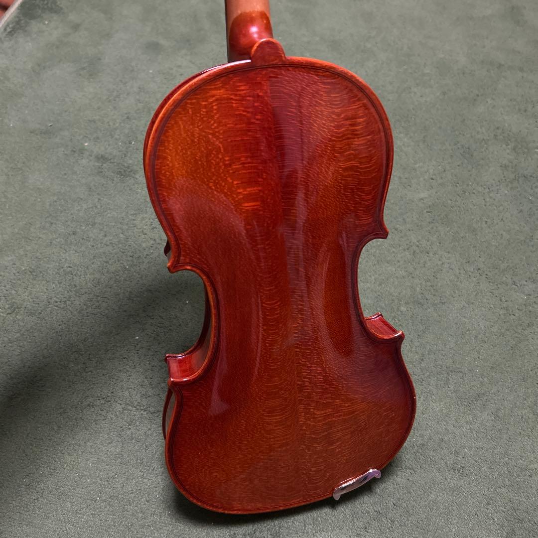 バイオリン本体 3/4 茶色 肩当て付き