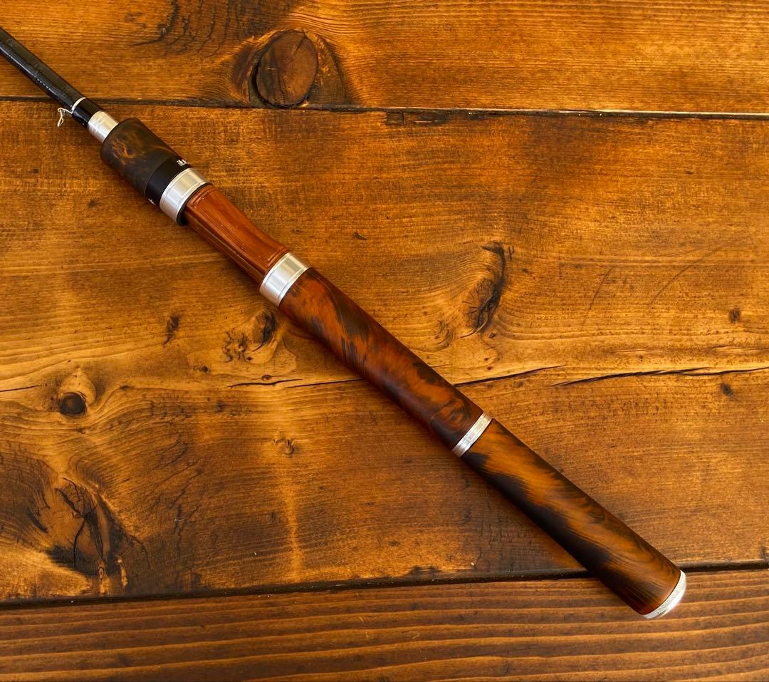 スピニングロッド 7ft ML バスロッド バス釣り トラウト ウッドグリップ