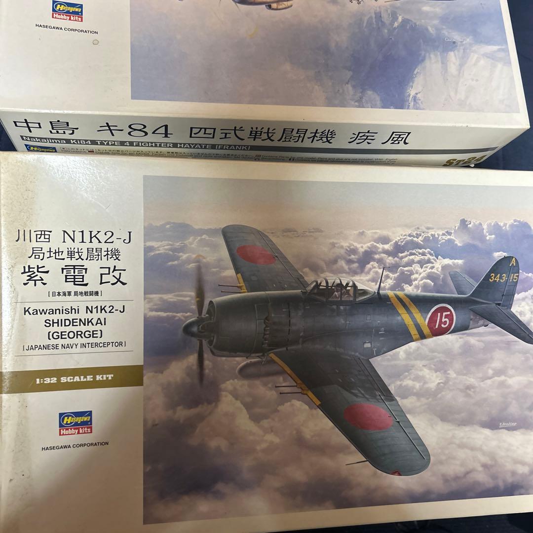 ハセガワ 紫電改 疾風 隼 タミヤ 零戦ニ一型 1/32戦闘機プラモ