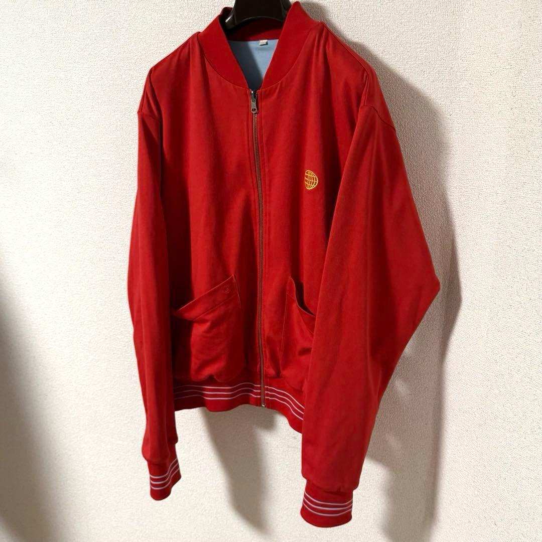 アディダス　トラックジャケット　リバーシブル　80s 60s復刻 ワールドマーク