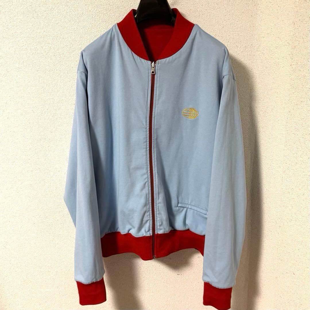 アディダス　トラックジャケット　リバーシブル　80s 60s復刻 ワールドマーク