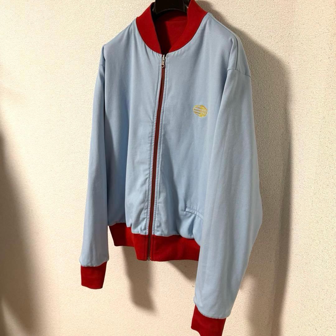 アディダス　トラックジャケット　リバーシブル　80s 60s復刻 ワールドマーク