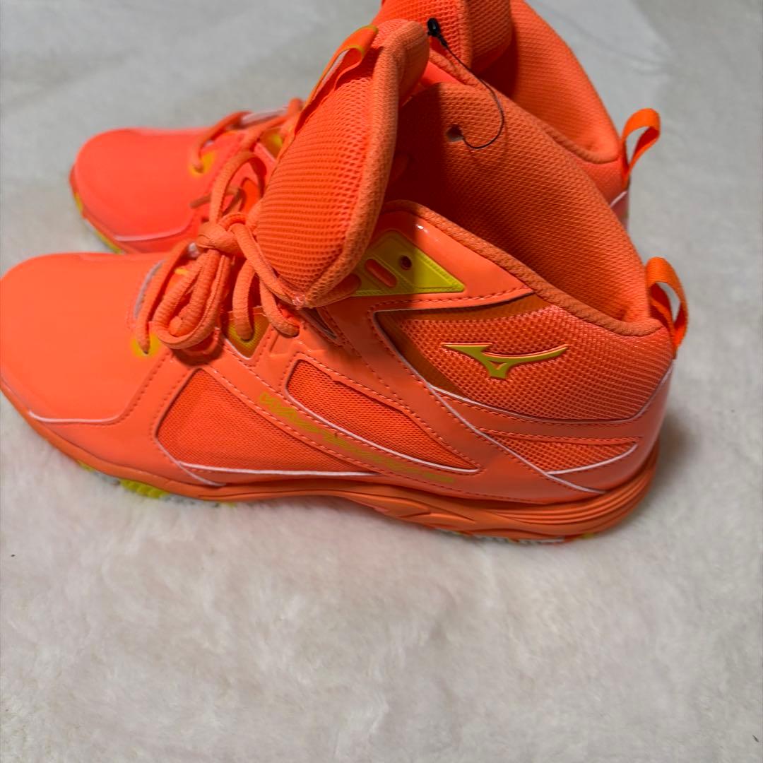 ミズノ ウエーブダイバースLG4 Ltd オレンジ×イエロー×ホワイト24.5㌢