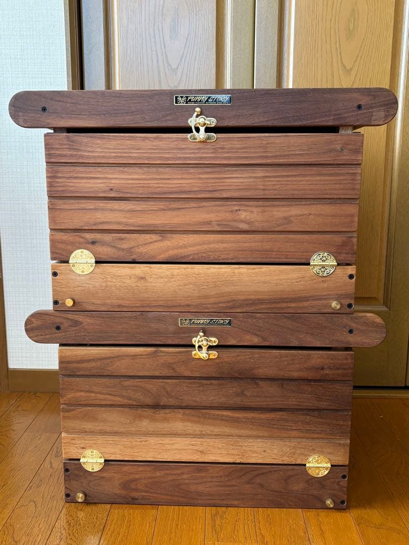 igt ウォルナット シェルフコンテナ 韓国 約36リットル