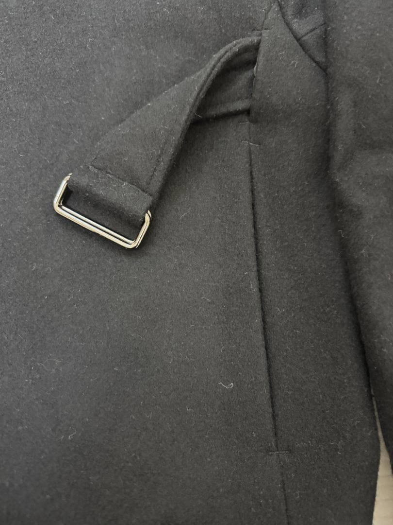 ジャケット・アウター Stein NO COLLAR BELTED JACKET Black M