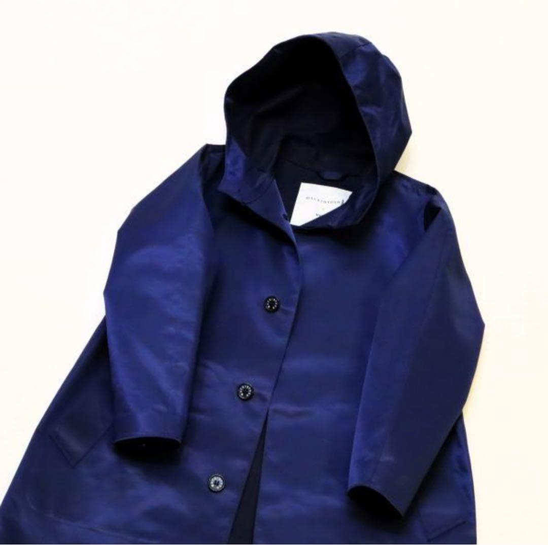 美品　マッキントッシュ×ハイク　ゴム引きコート　クリストン　ネイビー